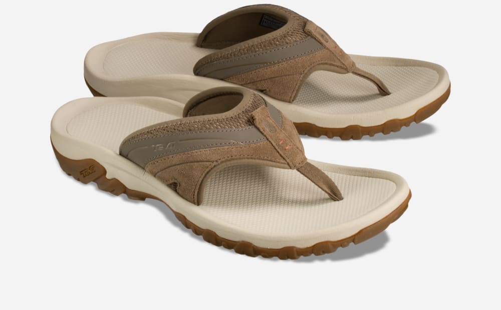 Brown Teva Pajaro Men's Flip Flops | Ireland-4385