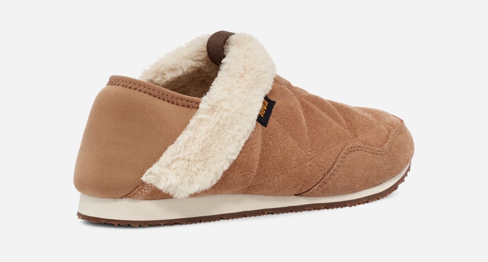 Brown Teva ReEMBER PLUSHED Women's Slip Ons | Ireland-4908