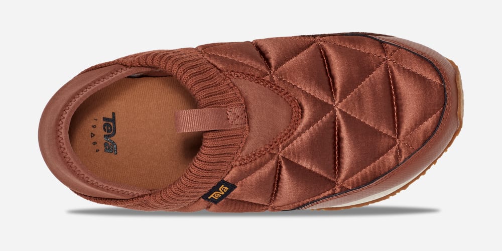 Brown Teva ReEMBER SATINYA Women's Slip Ons | Ireland-7932