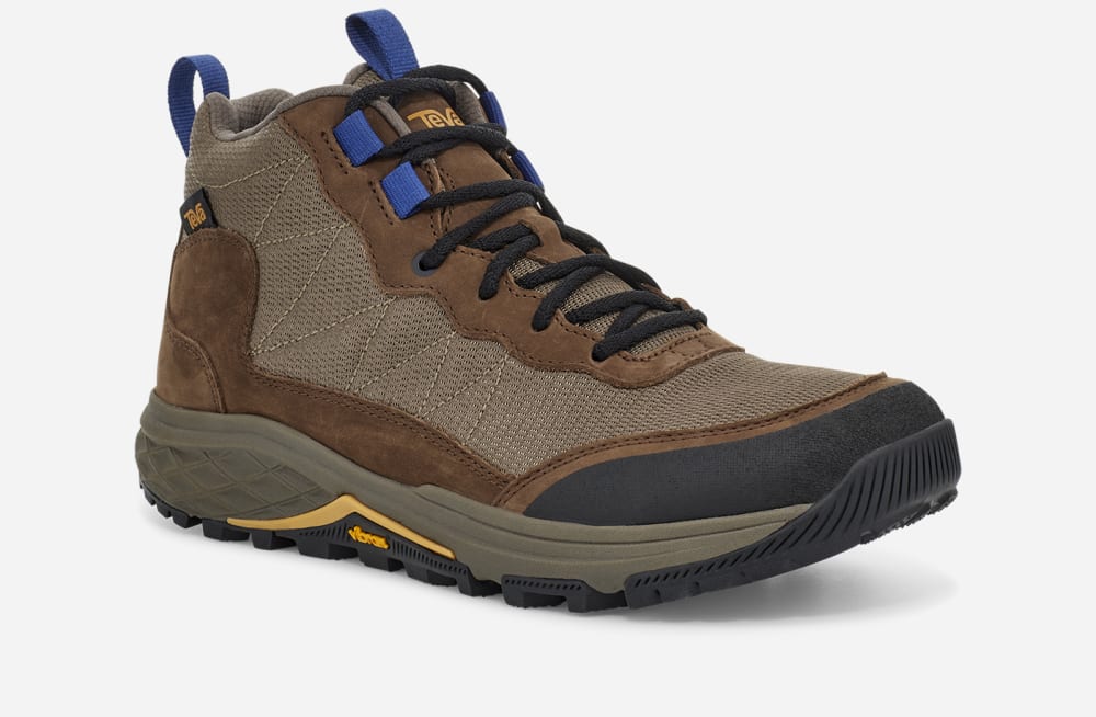 Brown Teva Ridgeview Mid Men's Hiking Boots | Ireland-0482