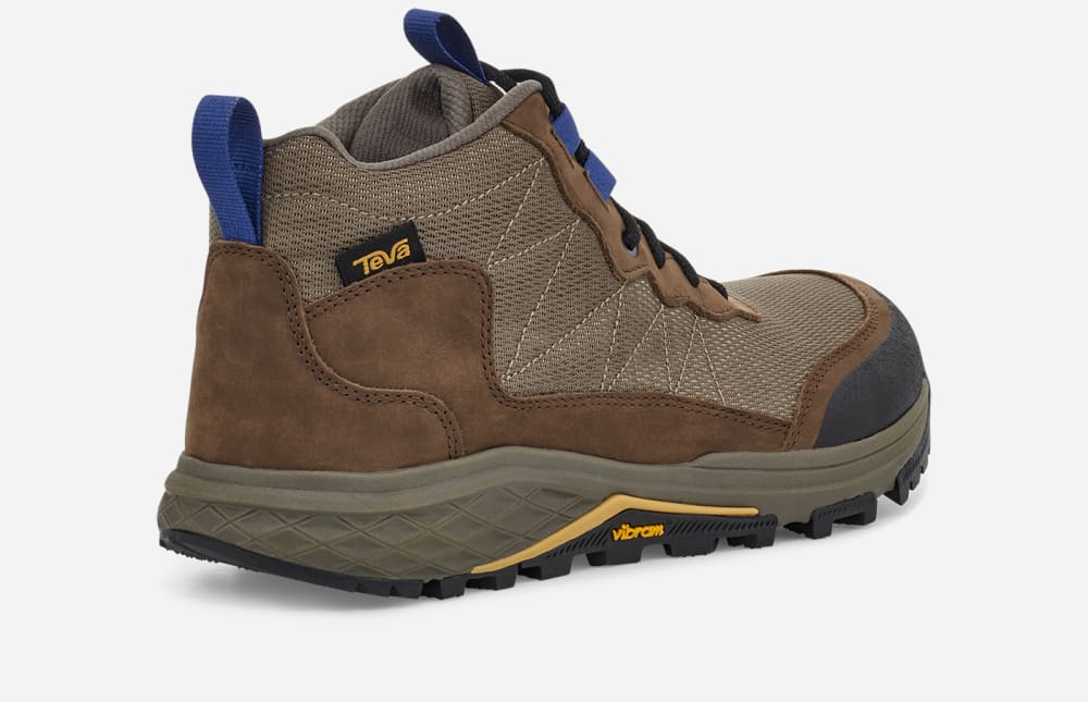 Brown Teva Ridgeview Mid Men's Hiking Boots | Ireland-0482