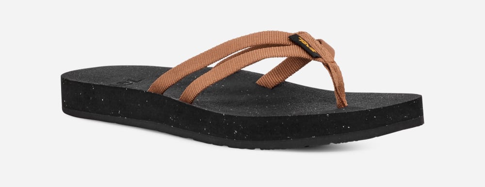 Brown Teva W Reflip Strappy Women's Flip Flops | Ireland-4625