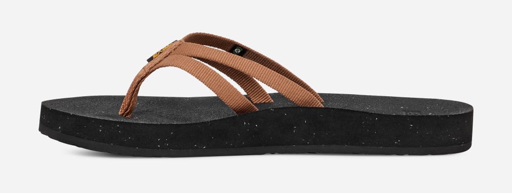 Brown Teva W Reflip Strappy Women's Flip Flops | Ireland-4625