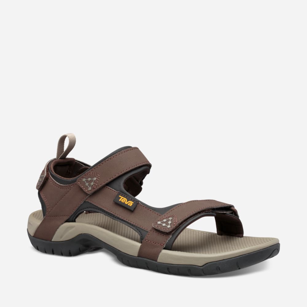 Chocolate Brown Teva Meacham Men's Hiking Sandals | Ireland-1596