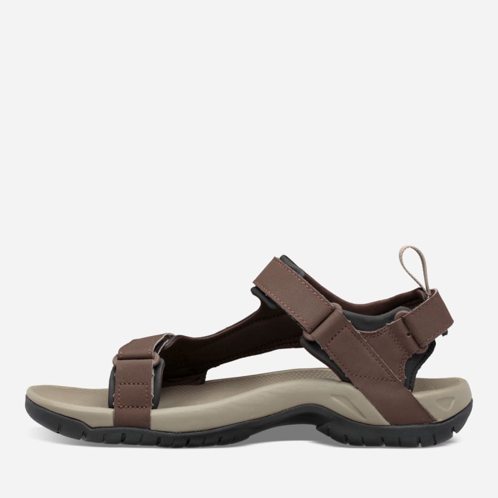 Chocolate Brown Teva Meacham Men's Hiking Sandals | Ireland-1596