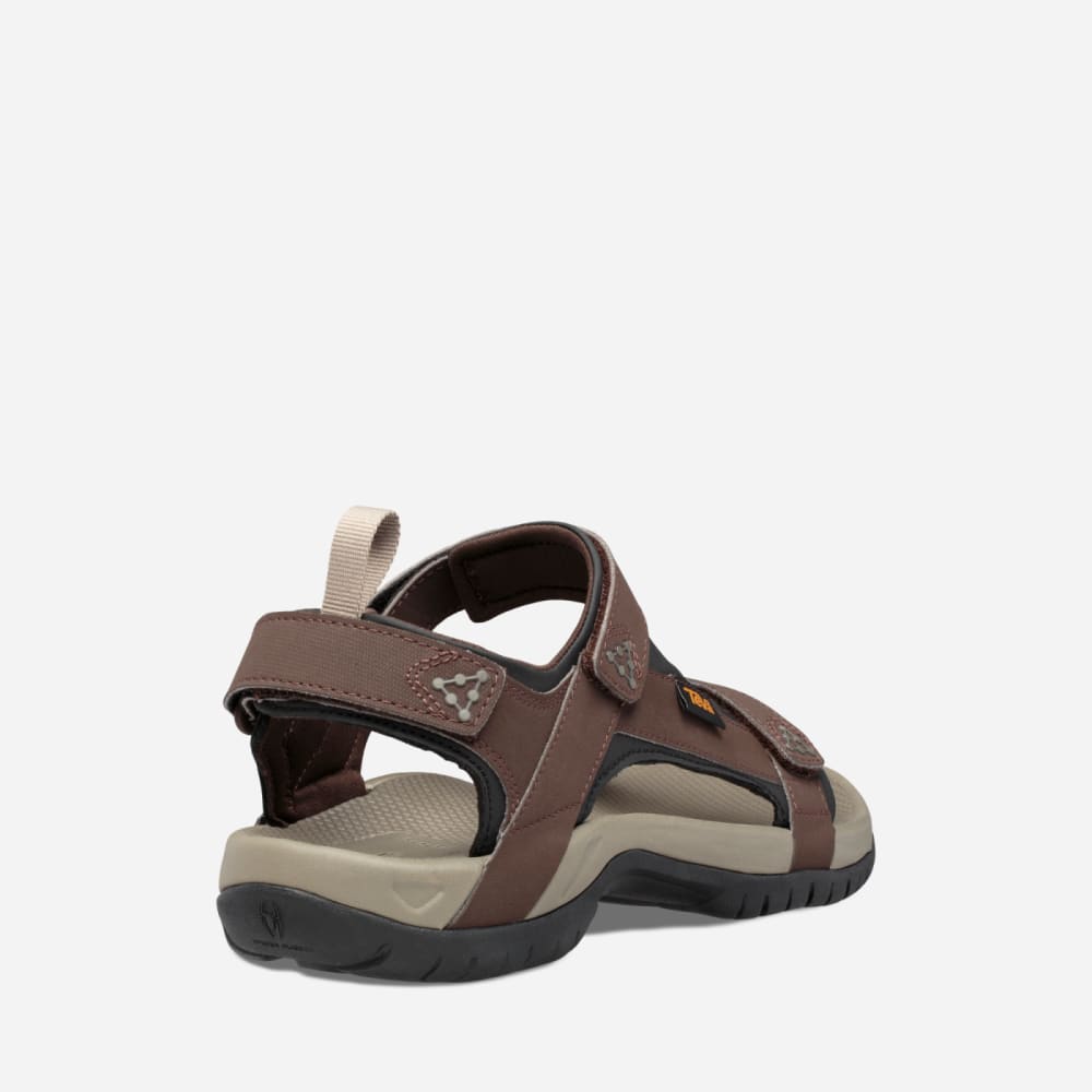 Chocolate Brown Teva Meacham Men's Hiking Sandals | Ireland-1596