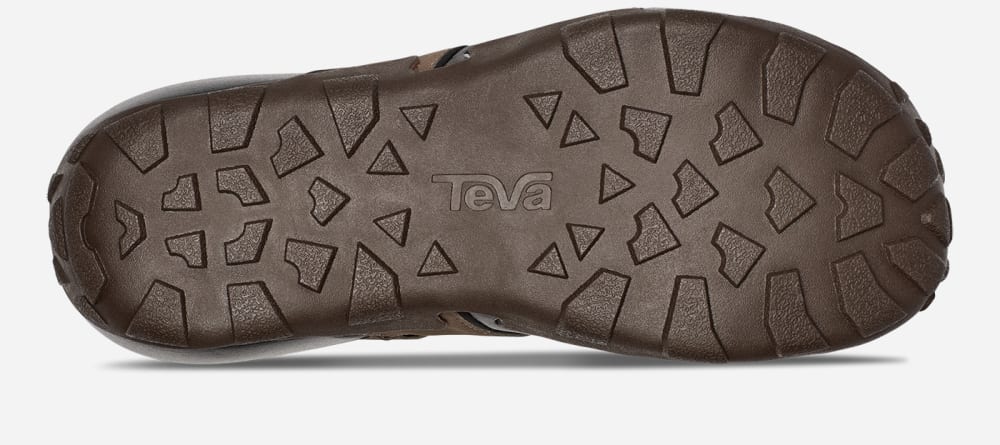 Coffee Teva Flintwood Men's Hiking Sandals | Ireland-9740