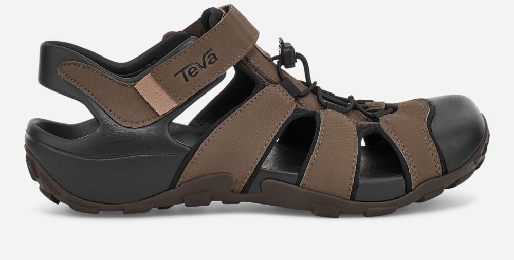 Coffee Teva Flintwood Men\'s Hiking Sandals | Ireland-9740