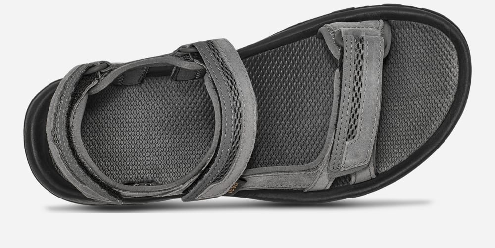 Dark Grey Teva Hudson Men's Sandals | Ireland-5134