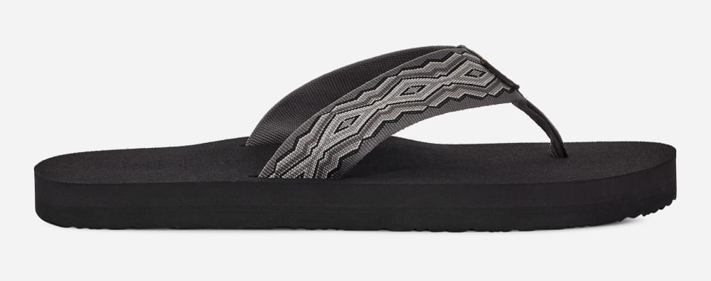 Dark Grey Teva Mush II Men\'s Flip Flops | Ireland-1457