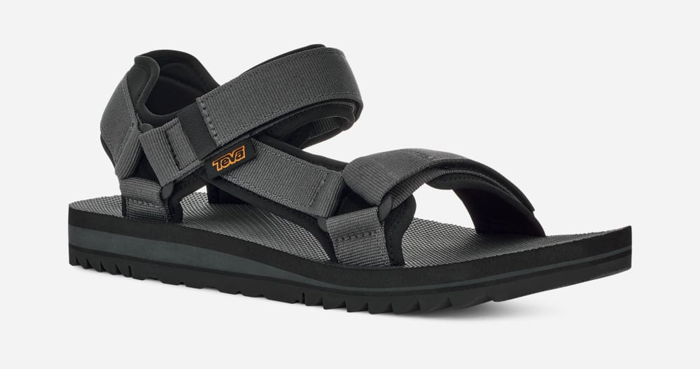 Dark Grey Teva Universal Trail Men's Hiking Sandals | Ireland-7268