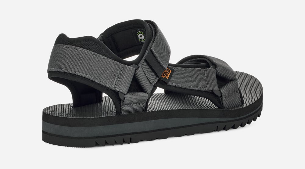 Dark Grey Teva Universal Trail Men's Hiking Sandals | Ireland-7268