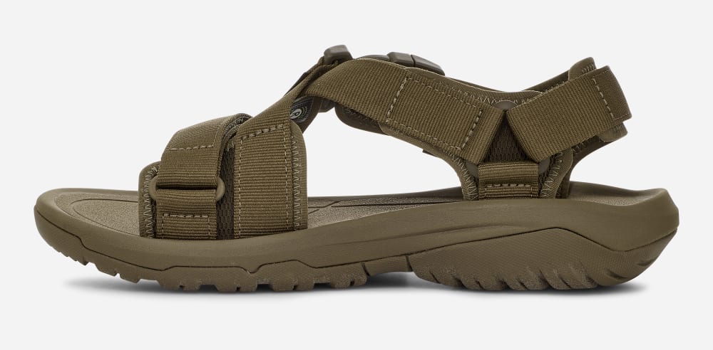 Dark Olive Teva Hurricane Verge Men's Hiking Sandals | Ireland-7584