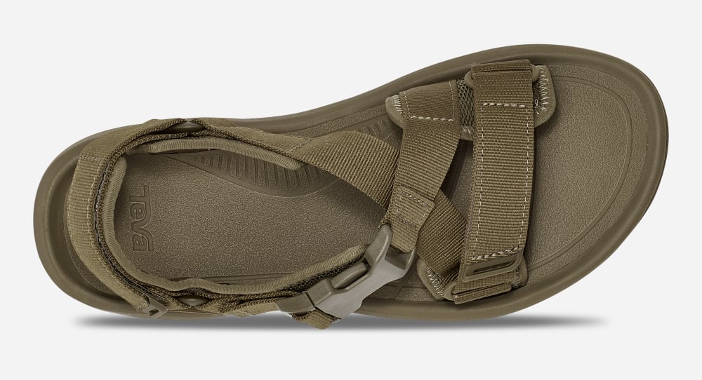 Dark Olive Teva Hurricane Verge Men's Hiking Sandals | Ireland-7584