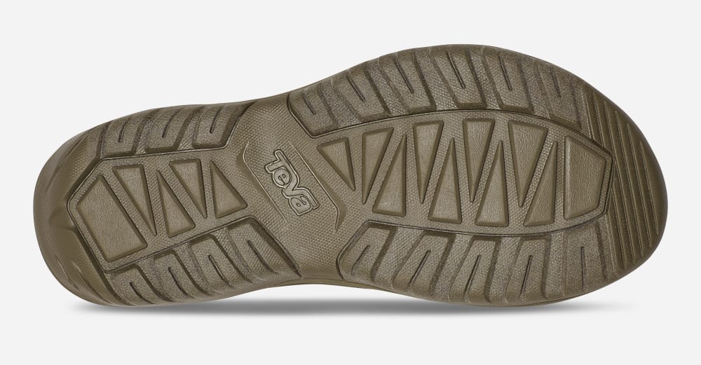 Dark Olive Teva Hurricane Verge Men's Hiking Sandals | Ireland-7584