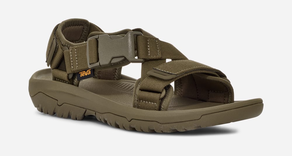 Dark Olive Teva Hurricane Verge Women's Hiking Sandals | Ireland-0517