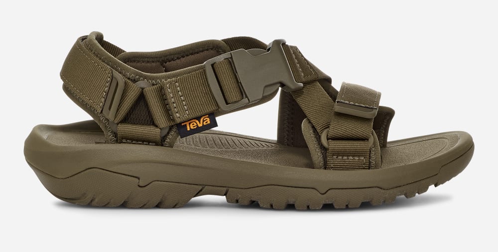 Dark Olive Teva Hurricane Verge Women\'s Hiking Sandals | Ireland-0517