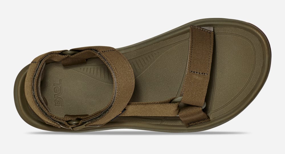 Dark Olive Teva Hurricane Xlt2 Ampsole Men's Platform Sandals | Ireland-8367