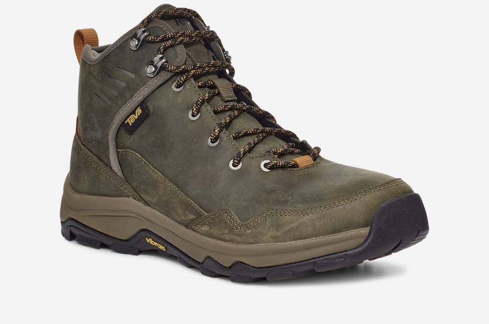 Dark Olive Teva Riva Mid Rp Men's Hiking Boots | Ireland-3816