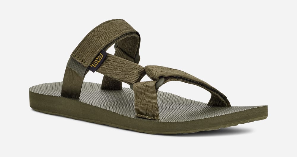 Dark Olive Teva Universal Men's Slide | Ireland-4120