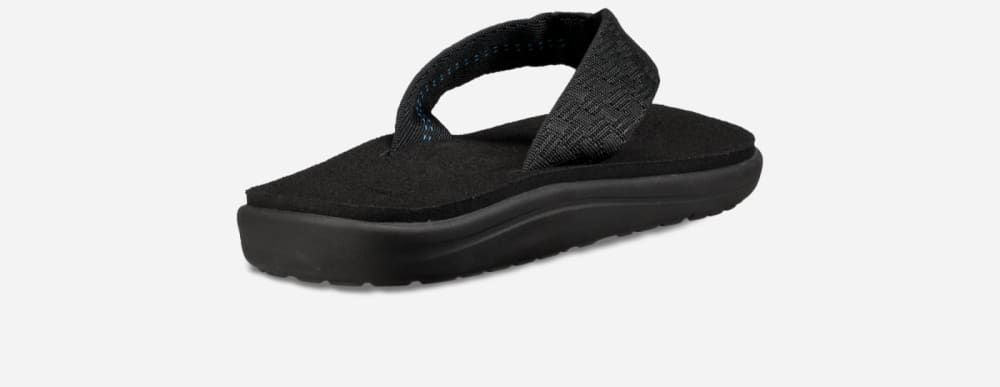 Dark Red Black Teva Voya Men's Flip Flops | Ireland-2764