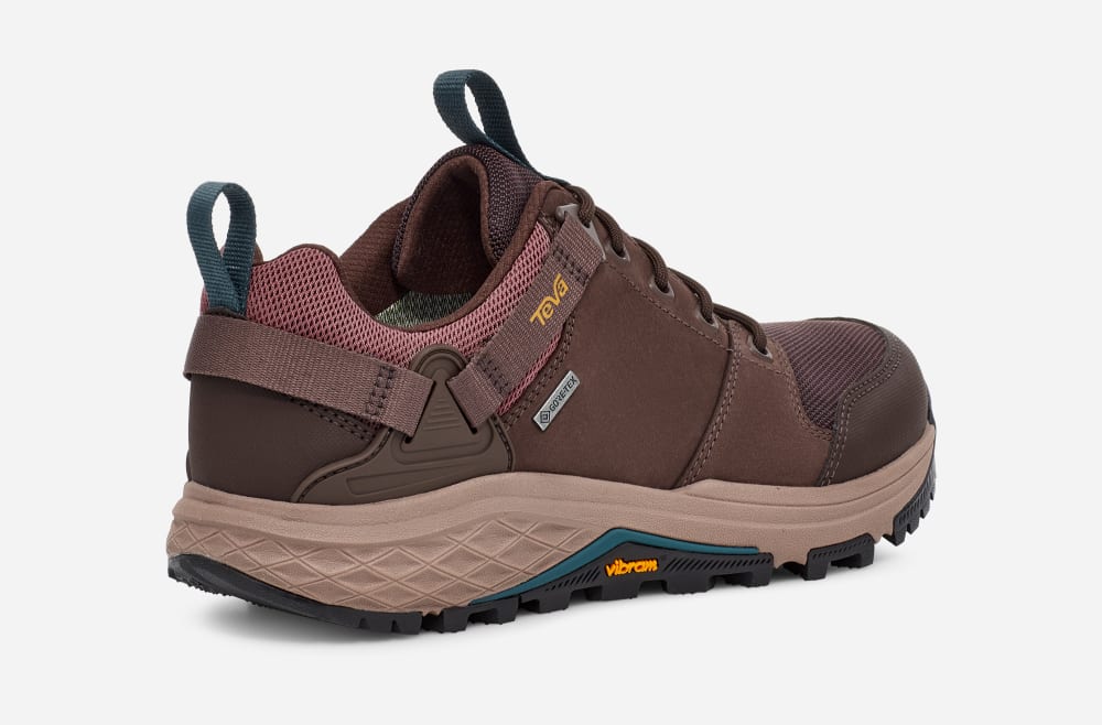 Deep Brown Teva Grandview GTX Low Women's Hiking Boots | Ireland-7103