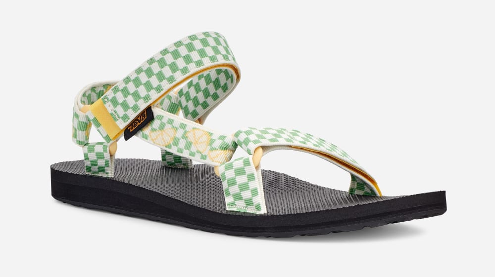 Green Teva Original Universal Men's Sandals | Ireland-2463