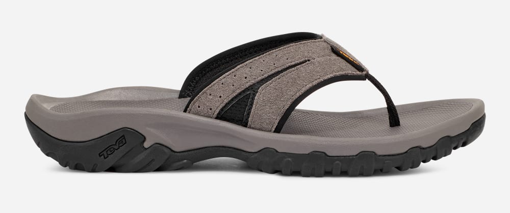 Grey Teva Katavi 2 Thong Men\'s Flip Flops | Ireland-5083