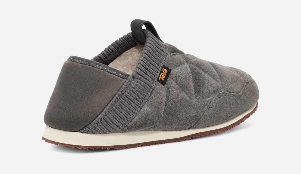 Grey Teva ReEMBER PLUSHED Men's Slip Ons | Ireland-1924