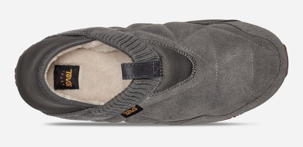 Grey Teva ReEMBER PLUSHED Men's Slip Ons | Ireland-1924