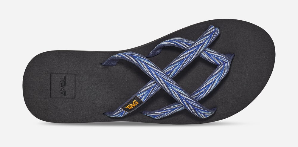 Indigo Teva Olowahu Women's Flip Flops | Ireland-7892