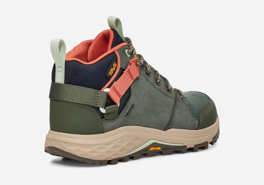 Khaki Teva Grandview Gore-Tex Women's Hiking Boots | Ireland-1738