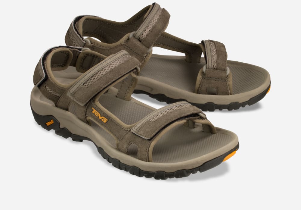 Khaki Teva Hudson Men's Sandals | Ireland-1489