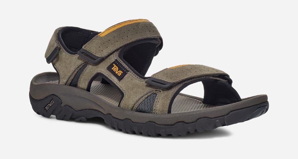 Khaki Teva Katavi 2 Men's Hiking Sandals | Ireland-6143