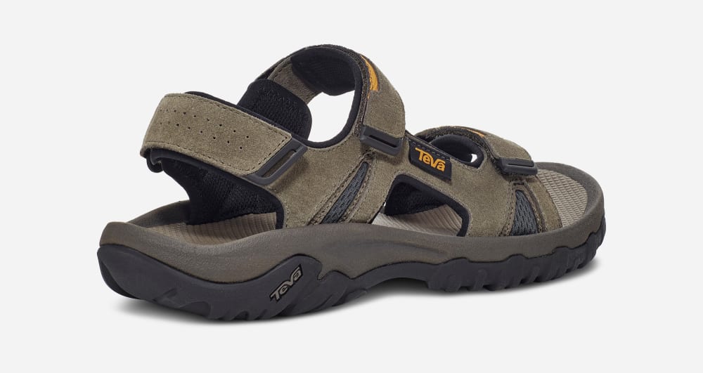 Khaki Teva Katavi 2 Men's Hiking Sandals | Ireland-6143