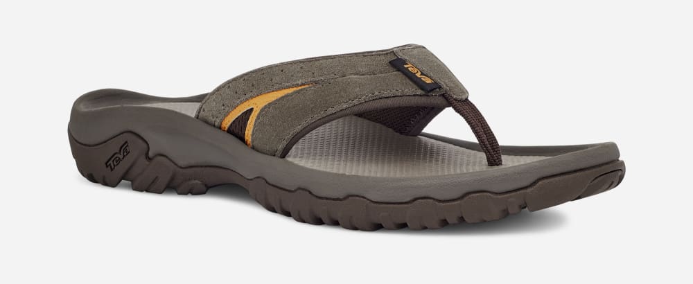 Khaki Teva Katavi 2 Thong Men's Flip Flops | Ireland-6510