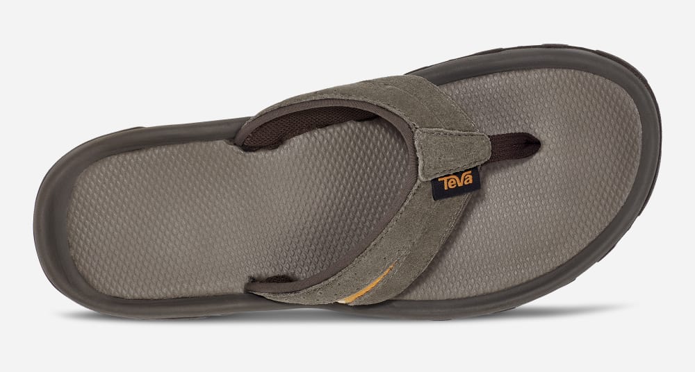 Khaki Teva Katavi 2 Thong Men's Flip Flops | Ireland-6510