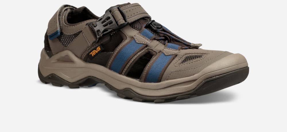 Khaki Teva Omnium 2 Men's Hiking Sandals | Ireland-6215