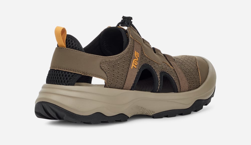 Khaki Teva Outflow CT Men's Sandals | Ireland-4157