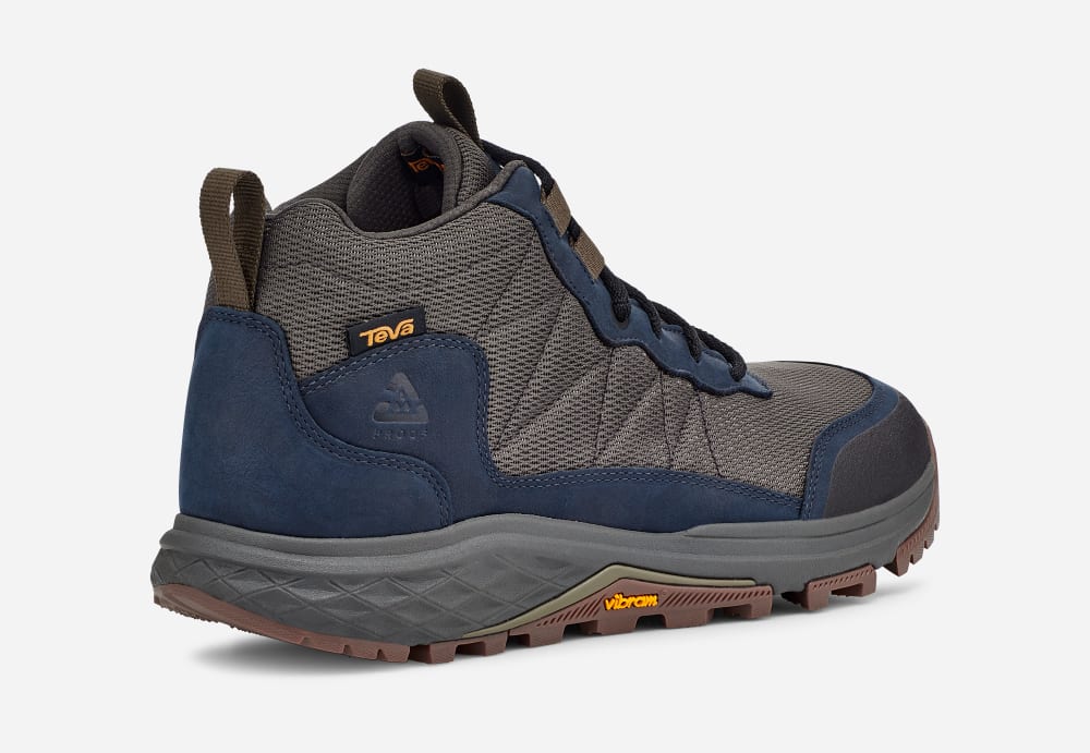 Khaki Teva Ridgeview Mid Men's Hiking Boots | Ireland-9862