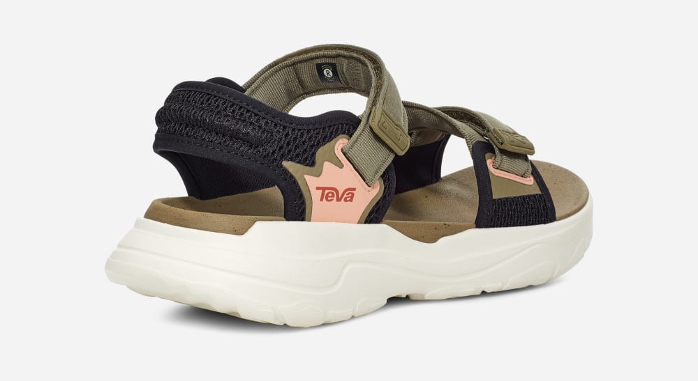 Khaki Teva Zymic Women's Hiking Sandals | Ireland-6845