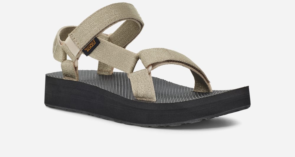 Metal Teva Midform Universal Men's Platform Sandals | Ireland-8703