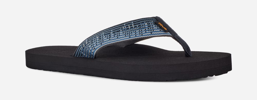 Navy Teva Mush II Men's Flip Flops | Ireland-8027