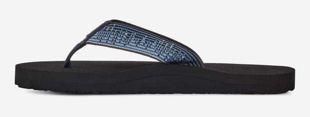 Navy Teva Mush II Men's Flip Flops | Ireland-8027