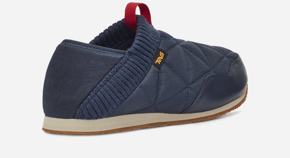 Navy Teva ReEMBER Men's Slip Ons | Ireland-7201