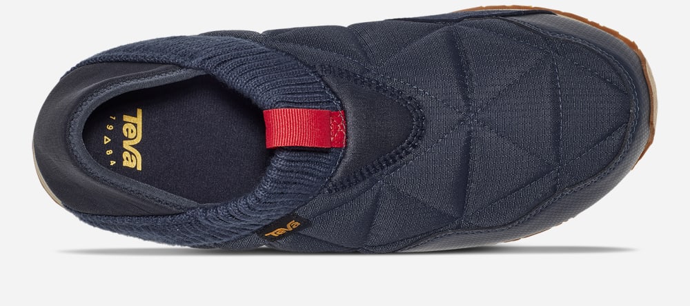 Navy Teva ReEMBER Men's Slip Ons | Ireland-7201