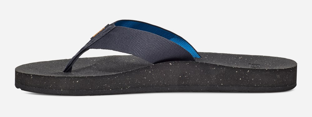 Navy Teva Reflip Men's Flip Flops | Ireland-0581