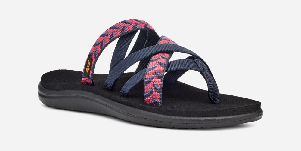 Navy Teva Voya Zillesa Women's Flip Flops | Ireland-5872