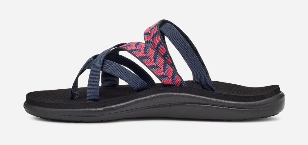 Navy Teva Voya Zillesa Women's Flip Flops | Ireland-5872