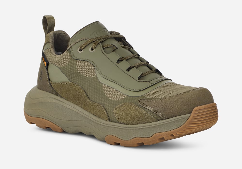 Olive Teva Geotrecca Low Men's Hiking Boots | Ireland-1687